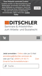 Mobile Screenshot of ditschler-seminare.de