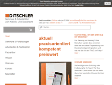 Tablet Screenshot of ditschler-seminare.de